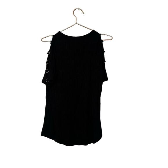 Jennifer Lopez Women’s shirt sleeve shirt with rivets size medium - Picture 3 of 7